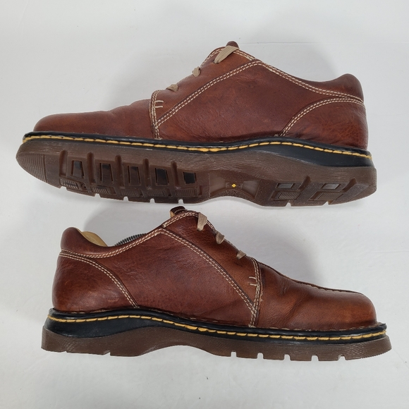 Dr. Martens 11232 Split Front Casual 3-Eyelet Oxford Shoes Brown Men's Size 11 - Picture 8 of 10